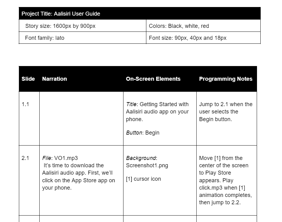 Action Map 2